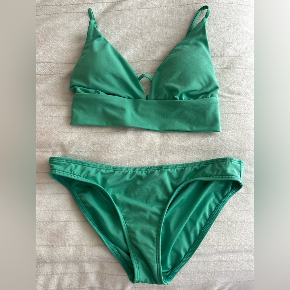 Billabong Teal Green Bikini Set